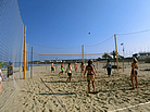 Beachvolleyball mit der Italienisch Sprachschule San Remo