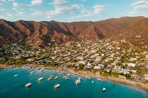 Panoramablick auf Santa Marta