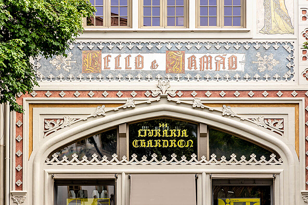 Berühmte Livraria Lello Buchhandlung in Porto
