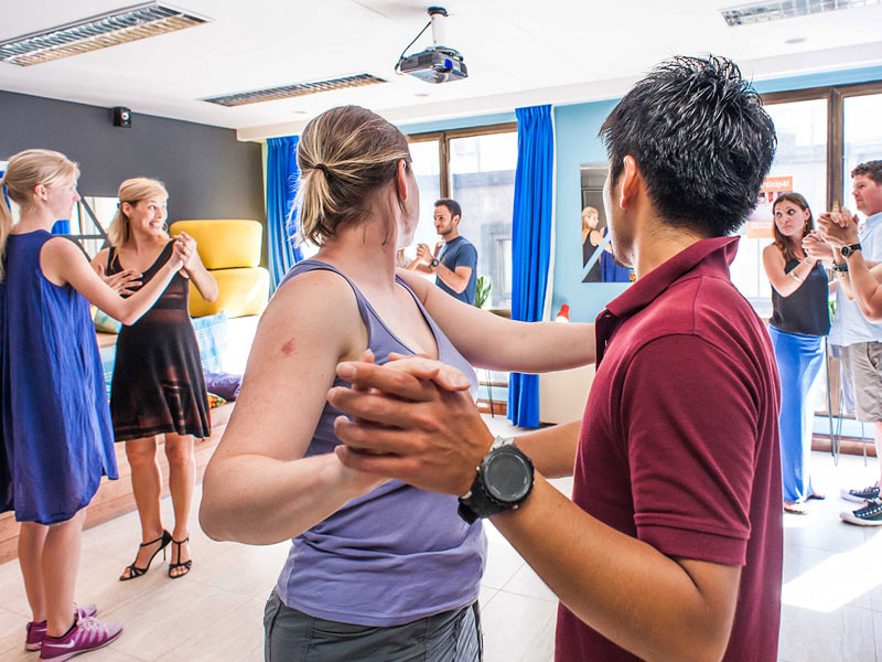 Tanzkurs als Teil des Freizeitprogramms der Sprachschule Expanish in Buenos Aires