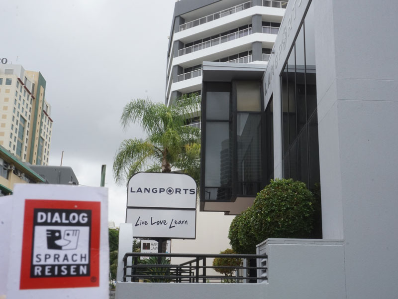 Gebäude der Sprachschule ideal für Englisch Sprachreisen