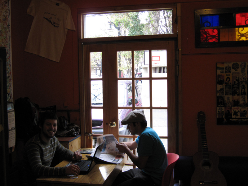 Aufenthaltsraum der Schule, in dem Teilnehmende ihre Freizeit verbringen