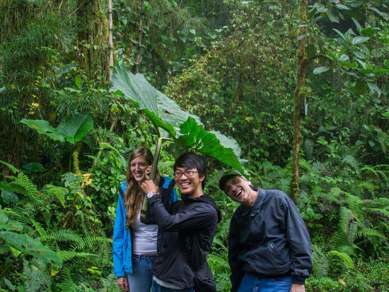 Sprachschüler der Academia Tica bei einem gemeinsamen Ausflug in Costa Rica
