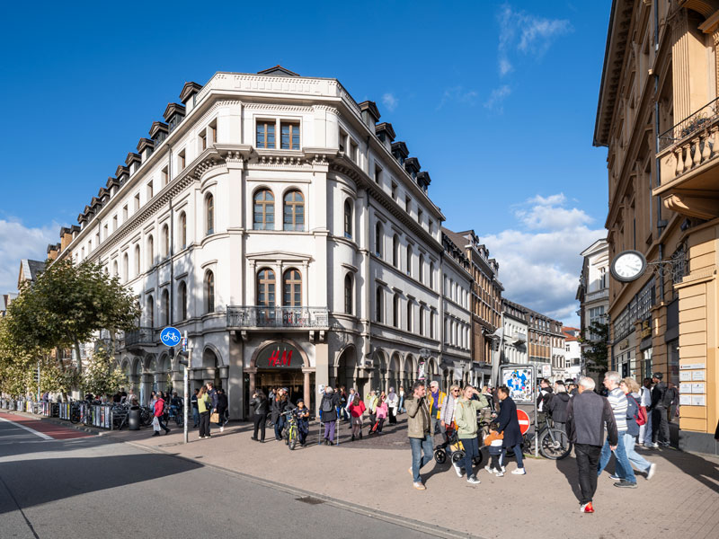 Gebäude der FU Heidelberg im Stadtzentrum für Junior Deutschkurse und Deutsch lernen in Deutschland