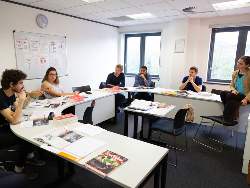 Unterrichtsraum der Englisch Sprachschule in Cambridge