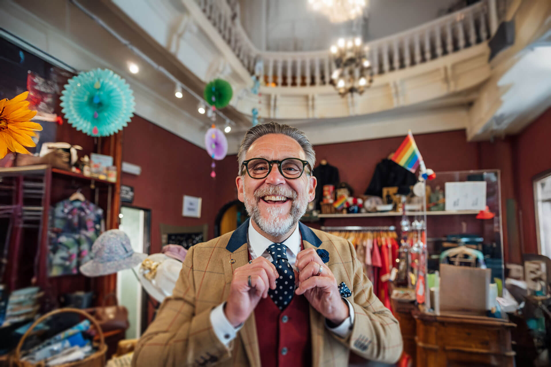 Teilnehmer eines Business Englisch Sprachkurses in Shrewsbury beim Smalltalk Training