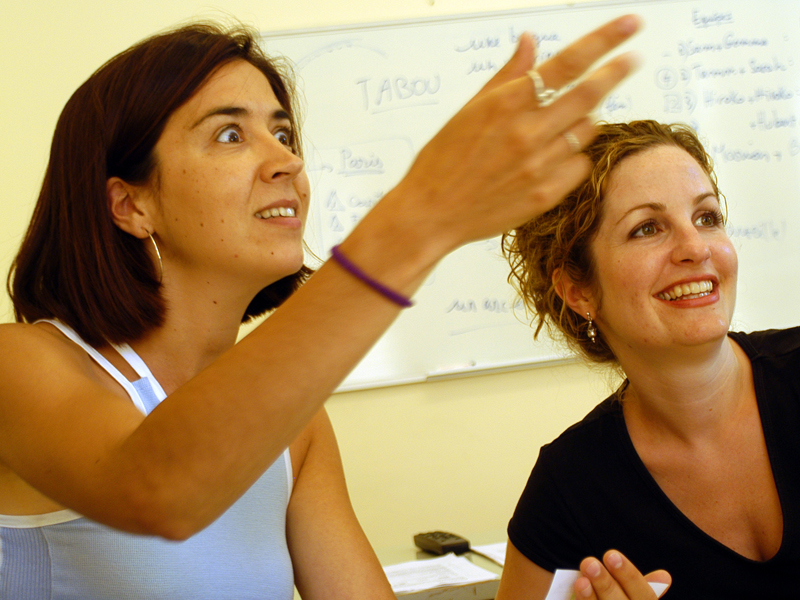 Französischunterricht in entspannter Atmosphäre im Haus des Lehrers in Frankreich