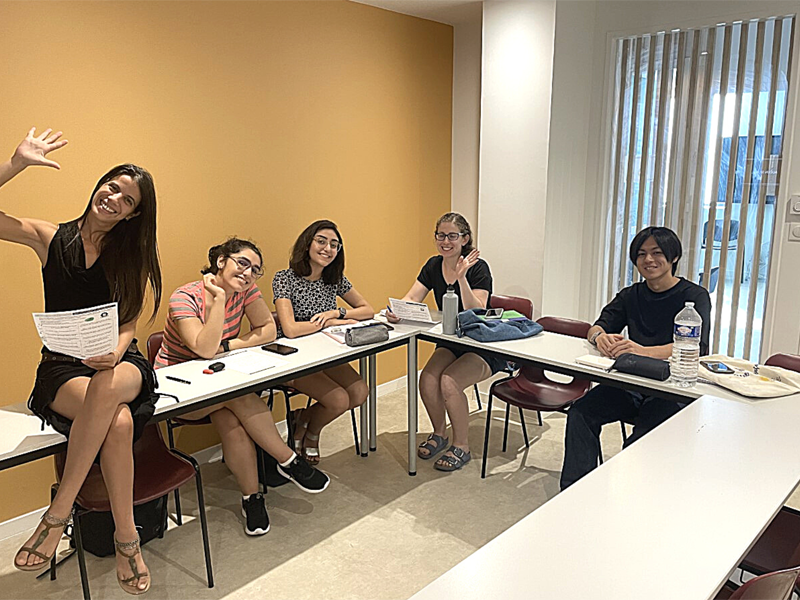 Teilnehmer im Französischkurs an der Accent Français Sprachschule Montpellier