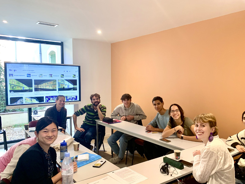 Französischunterricht mit motivierten Sprachschülern in Montpellier bei Accent Français