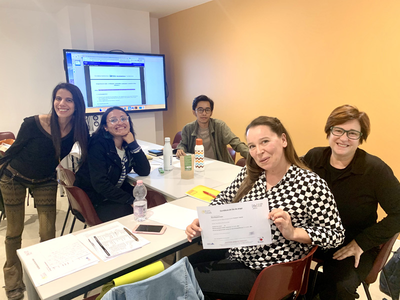 Sprachkursabschluss mit Zertifikat an der Accent Français Sprachschule Montpellier