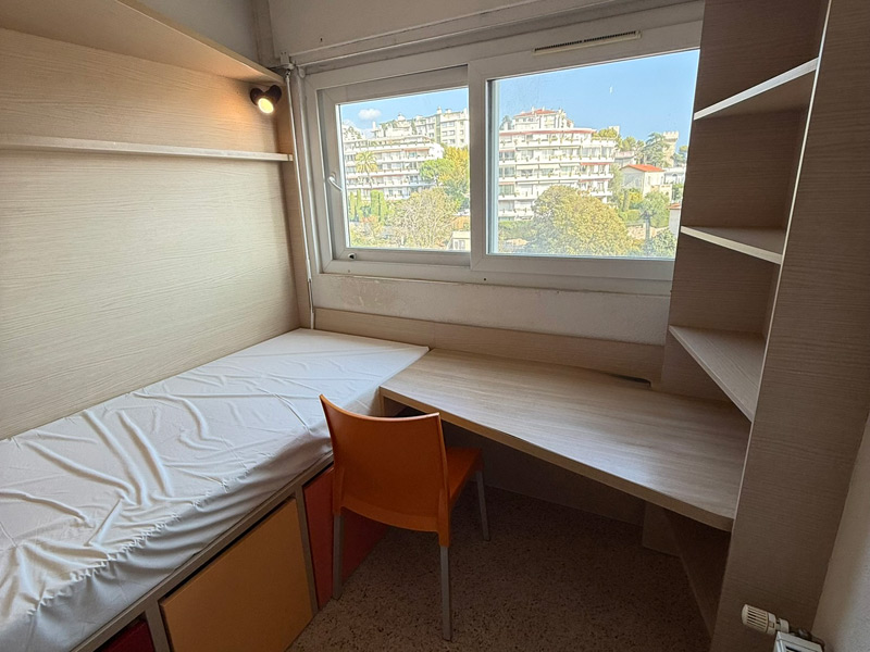 Unterkunft in der Residenz Colinettes bei den Französisch Sprachferien Nizza - Beispielzimmer