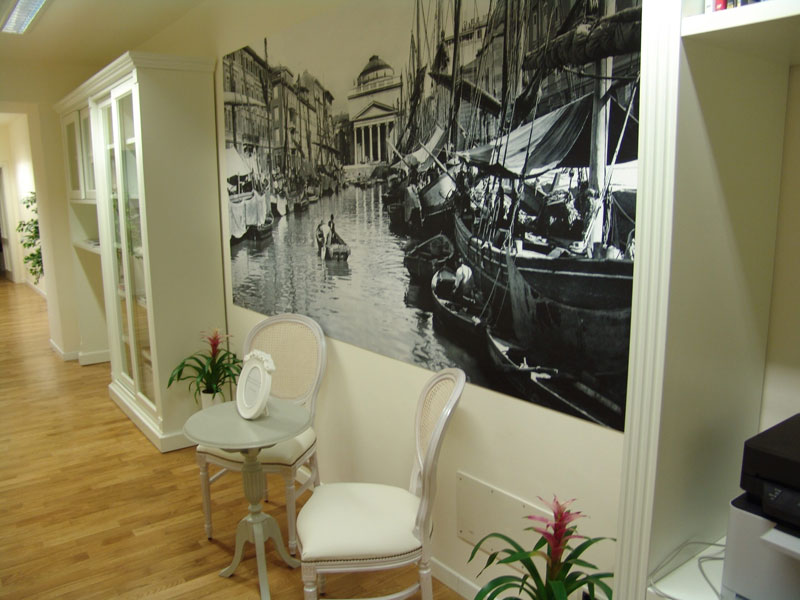 Hall d'entrée de l'école de langues Piccola Università Italiana à Trieste