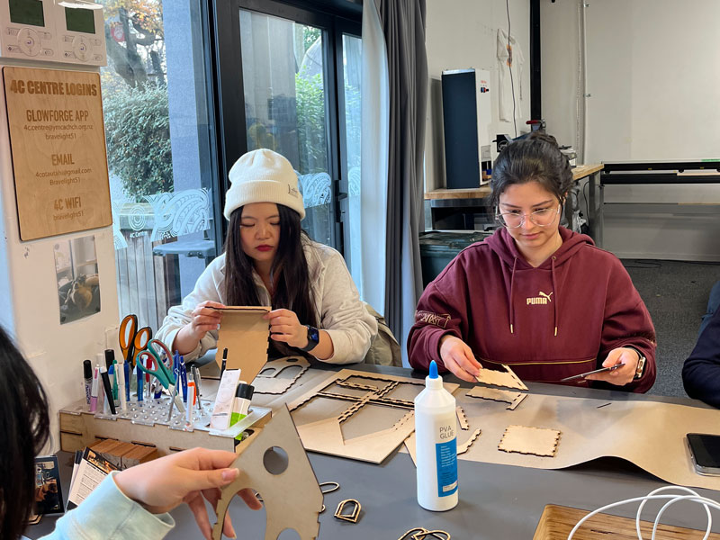 Kreativprojekt mit internationalen Studierenden an der LSNZ Christchurch