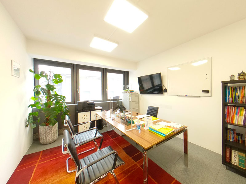 Beratungszimmer der Sprachschule StL WeSpeak Lugano für Italienischkurse
