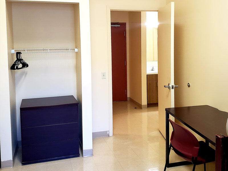 Zimmer in der Unterkunft des TLA Miami Junior Programms.