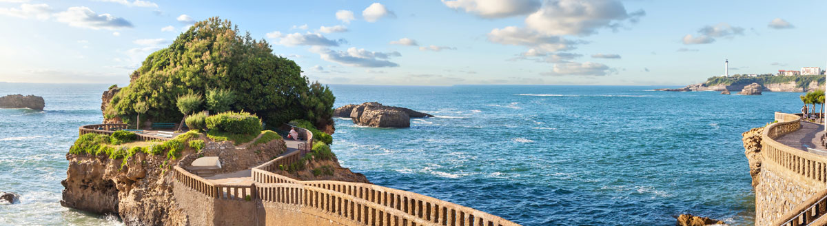 Französische Westküste in Biarritz als reizvolles Ziel für eine Sprachreise Französisch.