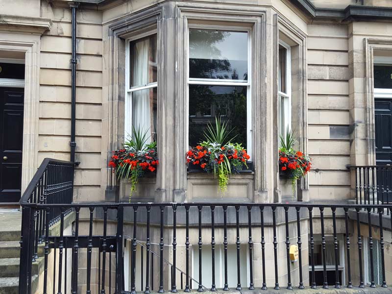 Außenansicht Privathaushalt, Englisch Sprachreise nach Schottland