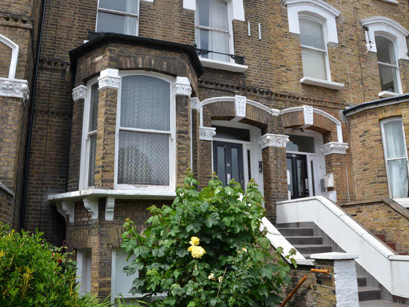 Beispiel Eingang zur Privatunterkunft, Englisch Sprachreisen