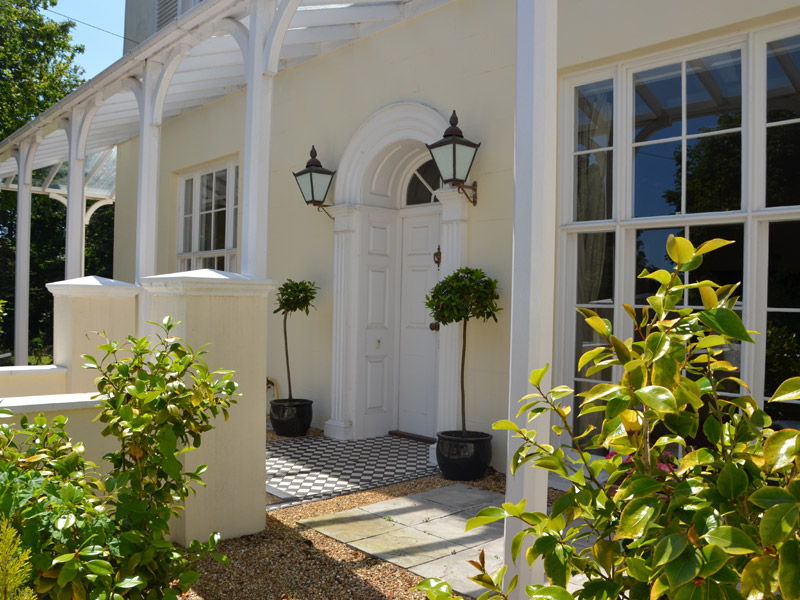 Eingang Executive Privatunterkunft, Torquay Sprachreisen