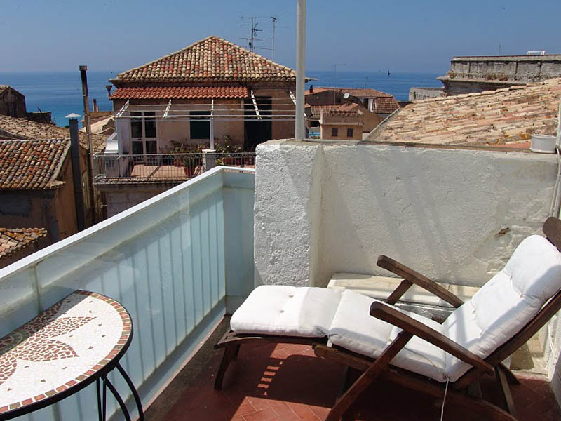 Terassenbeispiel Apartment, Tropea Sprachreisen